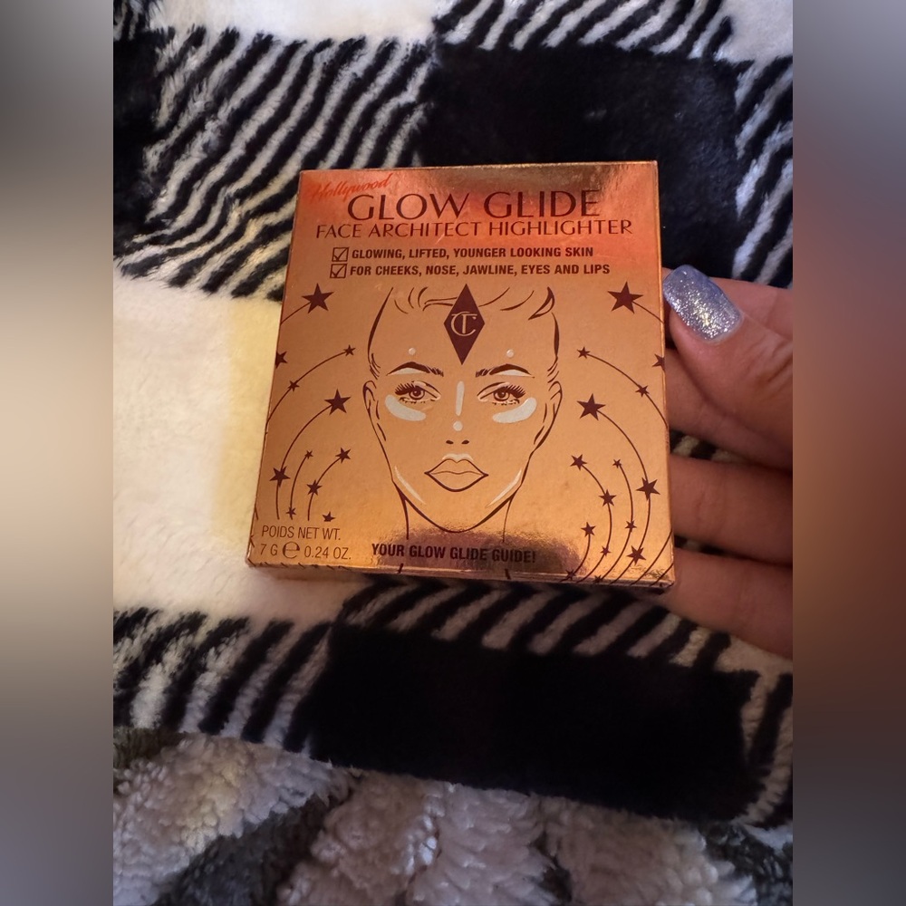 Charlotte Tilbury Hollywood Glow Glide Bronze Glow Highlighter NWT